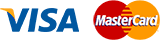Visa and Mastercard accepted